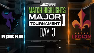 @ROKKRMN vs Vegas Legion | Major I Tournament Highlights | Day 3