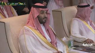 #ولي_العهد الأمير محمد بن سلمان خلال حضوره نهائي أغلى الكؤوس