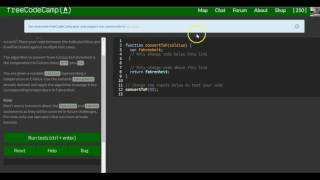 Convert Celsius to Fahrenheit, freeCodeCamp Basic Javascript