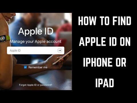 How to Find Apple ID on iPhone or iPad How to Find Apple ID on iPhone or iPad