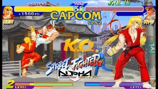 Street Fighter Alpha:Warriors' Dreams Expert Difficulty Ken Masters no lose Playthrough