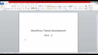 WordPress Theme Development Bangla (Part - 2)