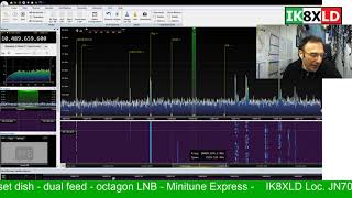 IK8XLD - Qso con IZ5ILX  SSB \u0026 DATV via QO-100