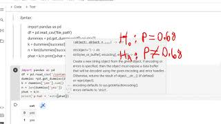 STA2023: Hypothesis Test For One Proportion Using Python
