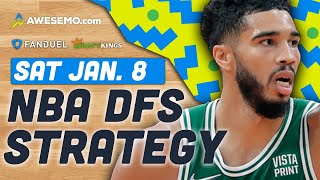NBA DFS Strategy 1/8/22 | DraftKings & FanDuel NBA Picks