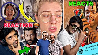 YouTubers Angry Reacted To Arjuli Vlogs Attacked Video🤬| Adnaan Reacts Thugesh 😲| Reeler On Joginder