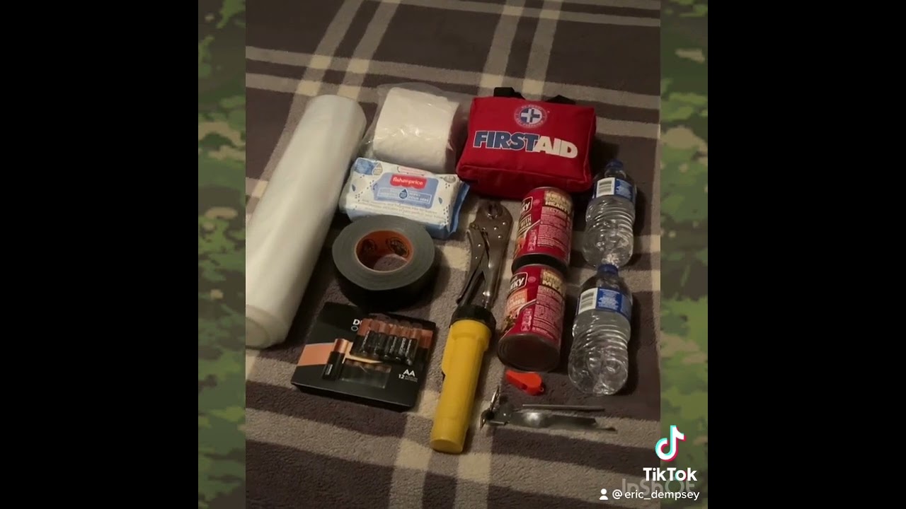 FEMA Recommended Emergency Home Disaster Preparedness Kit - YouTube