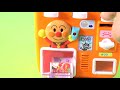 アンパンマン ジュースちょうだい自動販売機で遊びましたよ～♬ anpanman juice picker vending machine toy