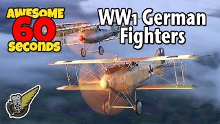 60 Seconds Of Awesome: Three WW1 German Albatros Fighters