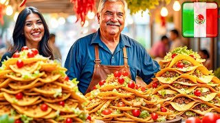 Aquí se hacen Millonarios vendiendo Comida 😮🇲🇽 Tacos, Tortas y las Mejores Crepas #comida