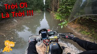 Offroad Trên Bờ Không Đã, XUỐNG SÔNG CHẠY MỚI ĐÃ - Xe Ôm Vlog