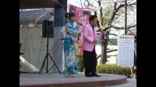 奈良崎正明＆桜ゆみ　「これから先は」　愛知県岩倉市桜祭り2014