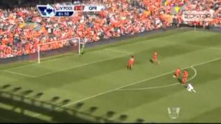 Jamie Carragher INCREDIBLE SHOT (ALMOST GOAL) vs QPR 19.05.2013