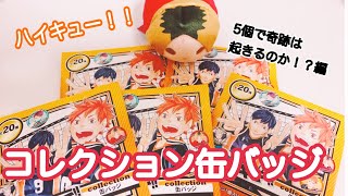 〖ハイキュー！！グッズ開封〗コレクション缶バッジ