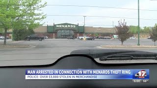 Man Arrested In Connection With Menards Theft Ring
