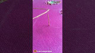 💛Aari Zardosi work tutorial #trending #shors #knot #zardosi