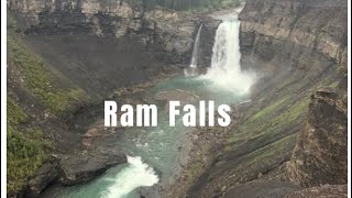 Checking out Ram Falls on a rainy day/ Less than an hour away from Nordegg, Alberta