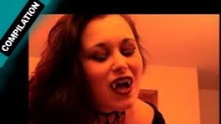 COMPILATION: Evil vampire woman bites!!!