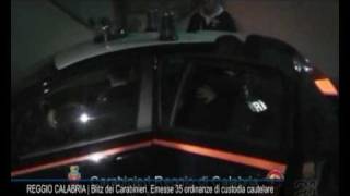 Cn24 | REGGIO CALABRIA | Blitz dei Carabinieri, emesse 35 ordinanze di custodia cautelare