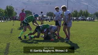 Gorilla Rugby vs Rhinos, U16 Elite, NAI Salt Lake 7's 2023
