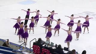 Wisconsin Inspire | Intermediate Free Skate | 2025 Midwest SyS Sectional Championships