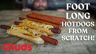 Foot Long Hot Dogs on the Weber! | Chuds BBQ
