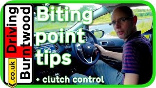 Clutch control \u0026 Biting point driving lesson in a manual car, how to 🛣🚗💨🚦