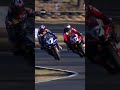 INCREDIBLE last lap battle in Aussie Superbikes! #shorts #asbk