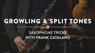 Saxophone Growling & Split Tones Lesson with Frank Catalano | Reverb Saxophone Tricks