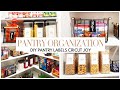 INSANE PANTRY TRANSFORMATION WITH CRICUT JOY & THE CONTAINER STORE | KITCHEN ORGANIZATION IDEAS