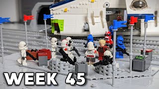 Building Coruscant In LEGO Week 45: Starting The Gunship Crash Site & More Senate Building Goodness