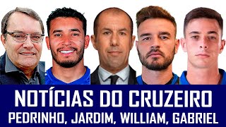 NOTÍCIAS DO CRUZEIRO: PEDRINHO, LEONARDO JARDIM, WILLIAM, GABRIEL VASCONCELOS E VALENTIN GOMEZ