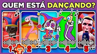 🎪 DIGITAL CIRCUS | QUEM ESTÁ DANÇANDO? | Pomni | Caine | Jax | Ragatha | CR7 | #quiz #macaquiz