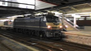 JR貨物　久しぶりのニーナ！  1094レ　EF66-27号機  【山陽本線　新倉敷駅構内】