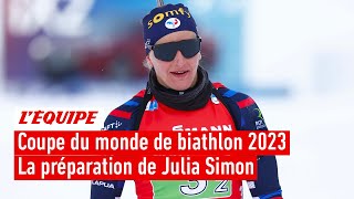 Coupe du monde de Biathlon 2023 - Au plus près de la préparation de Julia Simon
