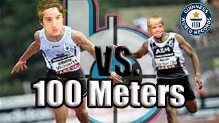 Can MICHAEL BEAT a 10 YEAR OLD at the 100 METER DASH?