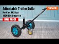 VEVOR Adjustable Trailer Dolly, 1000 Lbs Capacity - For Car, RV, Boat