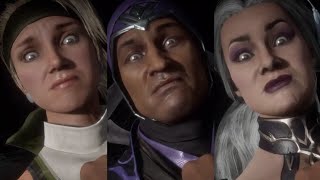 MK 11 | Characters reactions to Rambo's Mission Accomplished Win pose