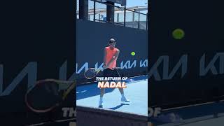 Nadal's return