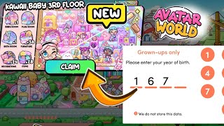 FREE KAWAII BABY 3RD FLOOR BUNDLE! AVATAR WORLD NEW PROMO CODES!