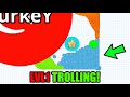 LVL1 AFK TROLLING!😂 Agar.io Mobile - ANGRY MACRO HACKERS REVENGE