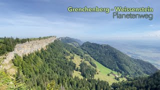 Wandern Hiking: Planetenweg Grenchenberg – Weissenstein