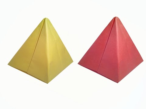 How to make Paper Pyramid ( very easy ) : DIY Crafts How to make Paper Pyramid ( very easy ) : DIY Crafts