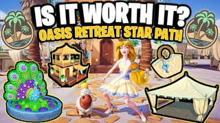 All Oasis STAR PATH Items UNLOCKED! [Bonus Items + House] | Dreamlight Valley