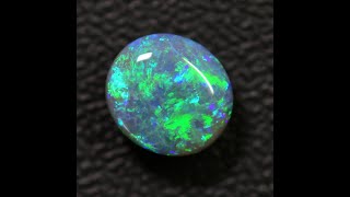 3.56 Australian Black Opal Solid Stone, Lightning Ridge