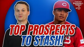 Top 5 PROSPECTS TO STASH! Stash Noelvi Marte, Scout Hurston Waldrep! | Fantasy Baseball Advice