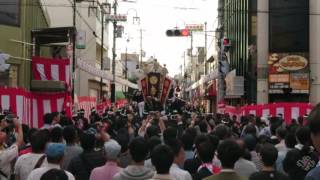 平成28年 久米田だんじり祭り（八木地区）宵宮  曳き出し