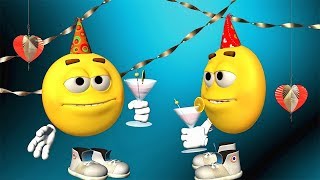 Funny Happy Birthday Song 😊🎂😁 Emoji Happy Birthday To You