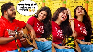 Picking up cute girl by Singing & Guitar | Prank Video | Awesome Bollywood Mashup by Ashish Mani