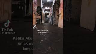 ketika disuruh emak matikan lampu